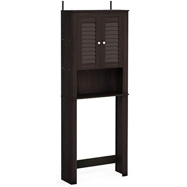 FURINNO Wall Mounted Cabinets, Wood, Espresso, one size