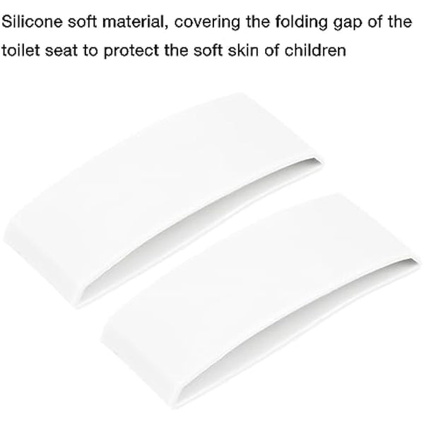 PandaEar Toilet Seat Cover | Folding Travel Toilet Seat for Children and Potty Training | Portable Silicone Toilet Seat for Toddlers, Boys & Girls with Non-Slip Silicone Pads -Panda