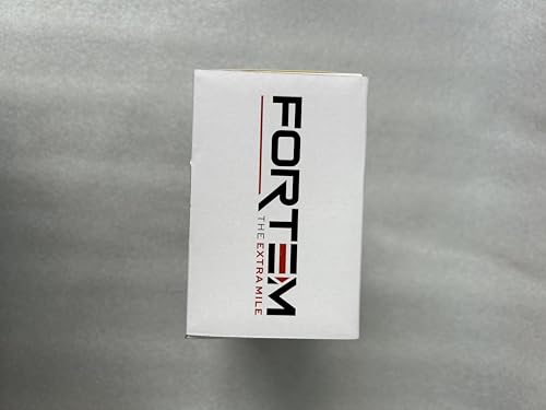 FORTEM Ratchet Straps, 748kg Break Strength, 4 Pack 4.6m x 2.54cm Tie Down Strap Set, 4 Soft Loops, Motorcycle Straps Tie Downs, Cargo Cam Buckles, Rubber Handles, Carry Bag