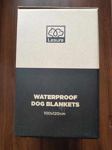 Lesure Waterproof Fleece Blanket Washable - 152x203cm Ultra Soft Grey Dog Blanket Over Sofa Bed Garden, Twin/Double Throw with Soft Plush, Fit All Season