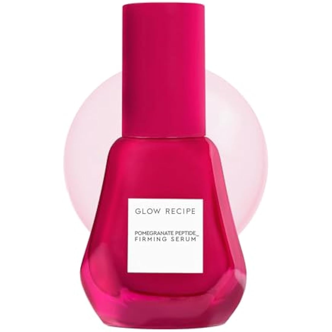 Glow Recipe Pomegranate Copper Peptides Face Serum - Face Firming Peptide Serum for Women & Men with Polypeptides + Hyaluronic Acid - Hydrating & Plumping Facial Serum for Smoothing Fine Lines (30ml)