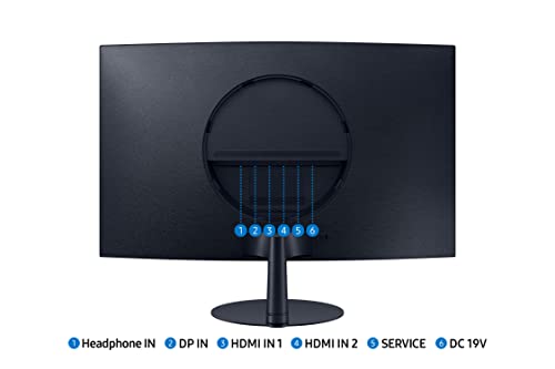 Samsung LS27C390EAUXXU 27" Curved FullHD 1080p Monitor with Speakers - 1920x1080, HDMI, Displayport, Freesync