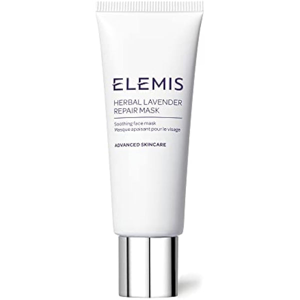 ELEMIS Herbal Lavender Repair Mask, Soothing Clay Balm Deeply Cleanses, Rebalances it also Nourishes Skin, Calming Balm Formulated with Rosemary, Thyme, Lavender, Leaves Skin Bright and Balanced, 75ml