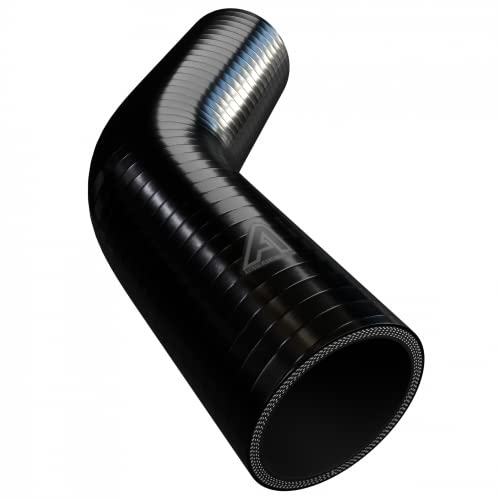 57mm Internal Diameter Black 90 Degree Silicone Elbow Hose