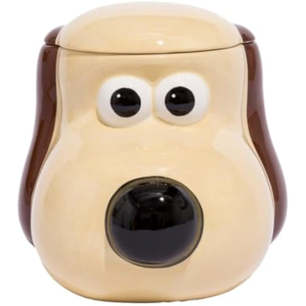 Half Moon Bay Wallace and Gromit Biscuit Barrel | Wallace Biscuit Tin | Wallace and Gromit Gifts & Wallace and Gromit Merchandise | Wallace and Gromit Gift | Biscuits Tin & Biscuit Jar