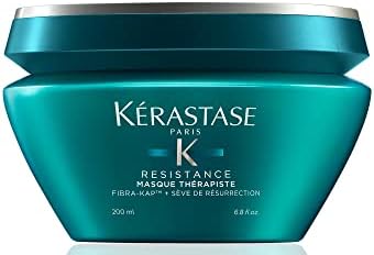 Kérastase Resistance, Strengthening & Healing Mask, For Over-Stressed & Very Damaged Hair, With Fibra-Kap, Masque Thérapiste, 200ml