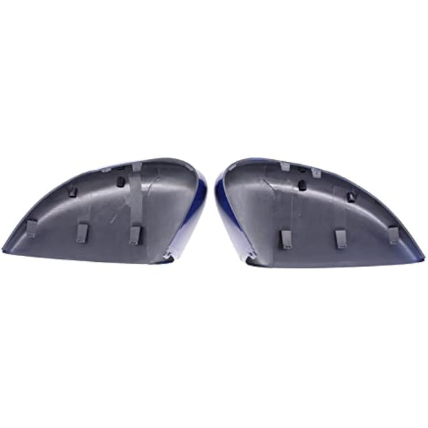 HouYeen Left and Right Side Door Wing Mirror Cover Cap Deep Impact Blue for F-ord Fiesta MK6 CB CC 08-17 1633093