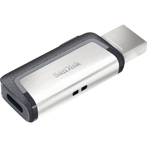 SanDisk Ultra Dual Drive USB flash drive 128 GB USB Type-A/USB Type-C 3.2 Gen 1 (3.1 Gen 1) Black, Silver
