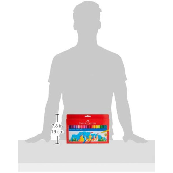 Faber-Castell 554250 - 50 Felt-Tip Pens - Multicoloured