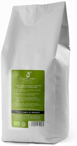 Ground Enema Coffee 1kg - Specifically For Coffee Enemas - Organic Coffee Cleanse Co - 100% Robusta & 100% Organic - Ultra Light Gold Roast - Fine Grind