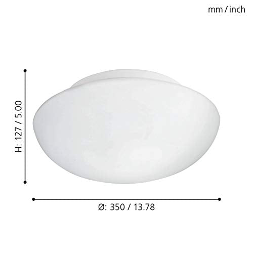 EGLO Roof Light, Metal, E27, White