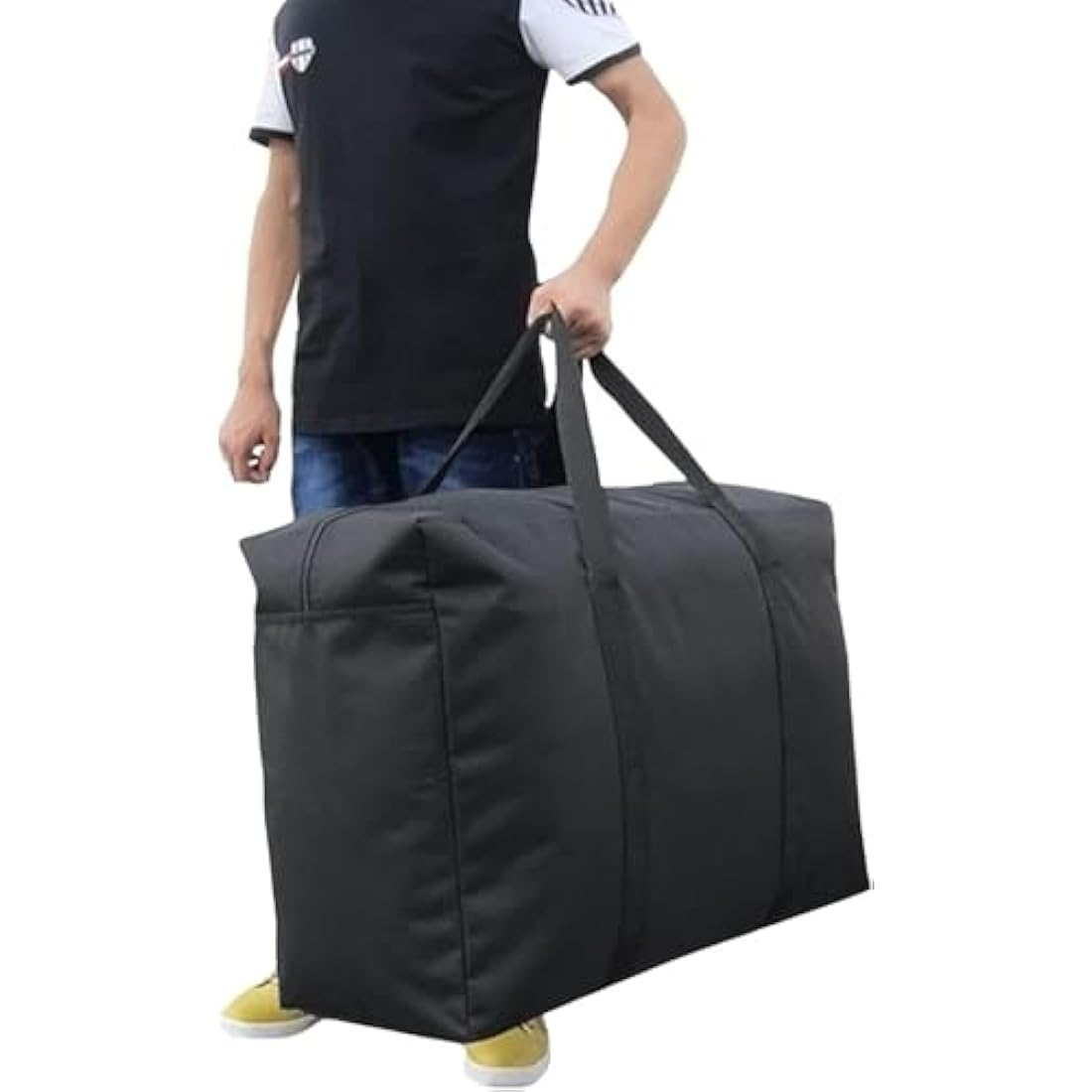 Handy Storage Bag, Jumbo Storage Bag, Extra Large Waterproof Heavy Duty Bag with Web Handle Bedding Underbed Storage Bag Blankets Duvet Chest Season Laundry Organizers (1)