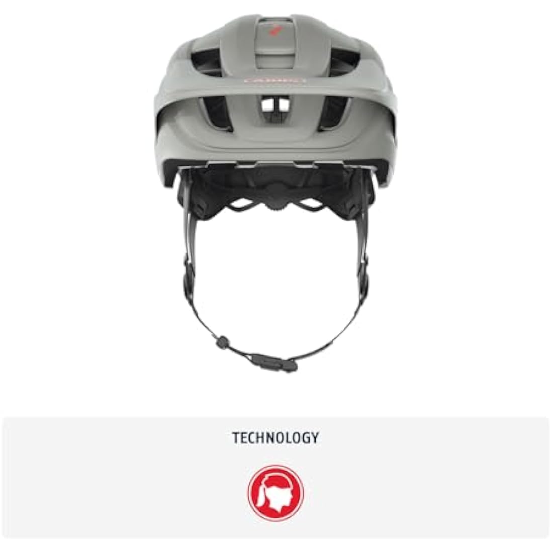 ABUS CliffHanger MTB helmet - bike helmet for demanding trails - with large ventilation openings & TriVider strap system - for men and women