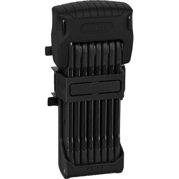 ABUS Bordo Granit 6500K folding lock with SH lock holder - Bike lock with XPlus cylinder for high tamper protection - security level 15 - Length 120 cm, black