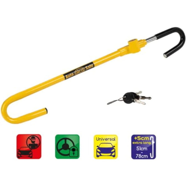 alca Germany Car Pedal to Steering Wheel Lock Clutch Break Anti-Theft A301000