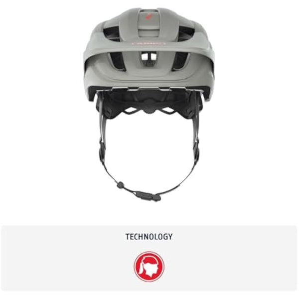 ABUS CliffHanger MTB helmet - bike helmet for demanding trails - with large ventilation openings & TriVider strap system - for men and women