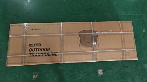 MERACH Trampoline 10ft/12ft/14ft/16ft, Outdoor Large Trampolines with Safety Net & Basket Ball, Max Load 330lb Rebounder Trampoline for Adults Family