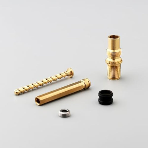 erofa Majohn P139 Piston Resin Fountain Pen Medium Nib with Box, Brass Piston System Large Capacity Writing Pen, Black Yellow