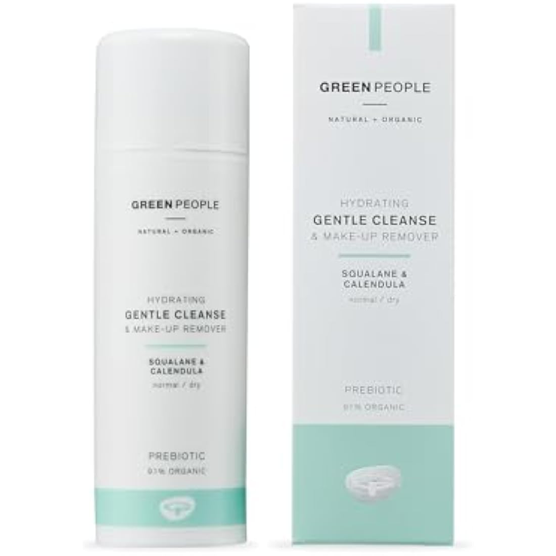 Green People Gentle Cleanse & Make Up Remover - Natural & Organic - with Calendula & Squalane (Derived from Olives) - SLS & Alcohol Free - Vegan & Cruelty Free, 150ml