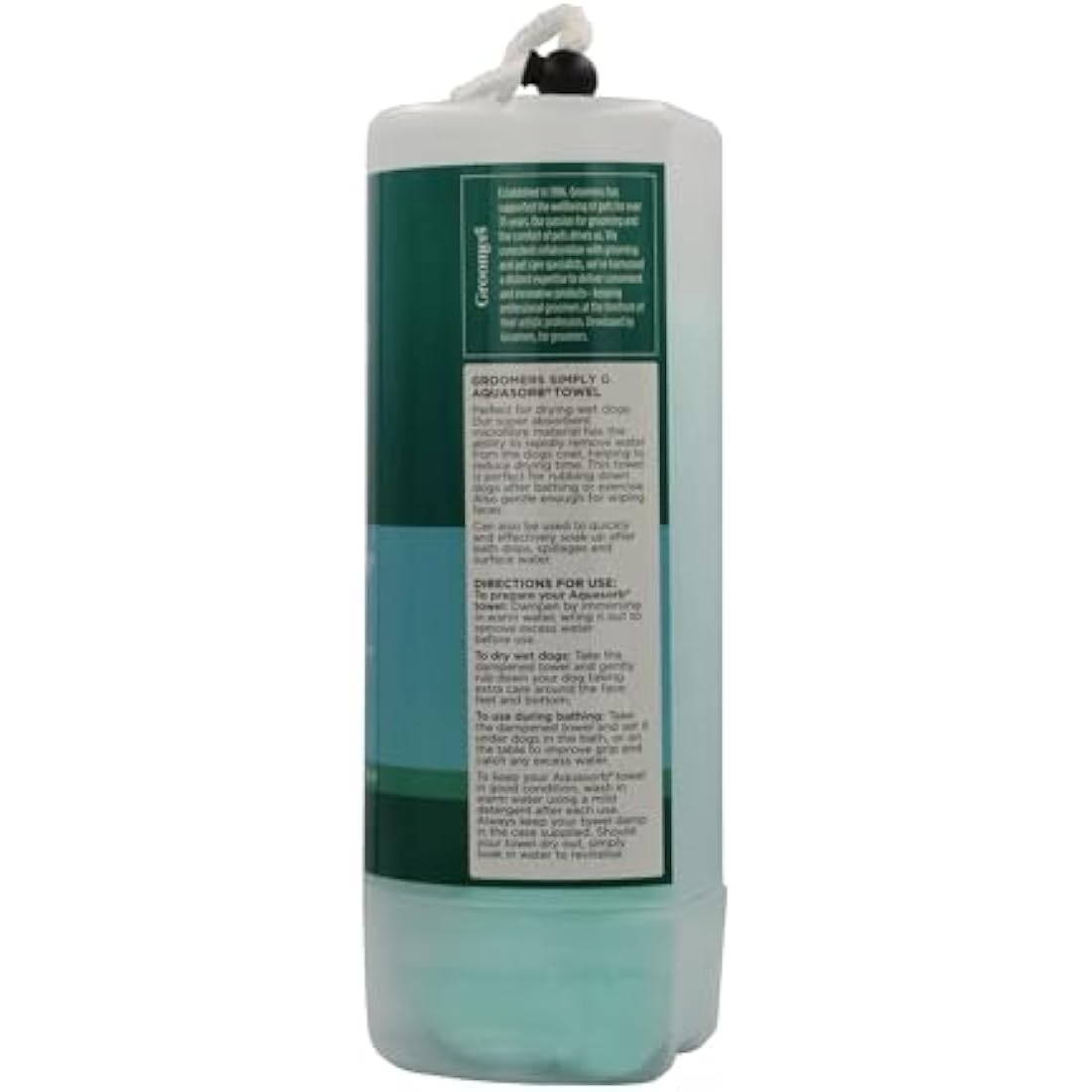 Groomers Large Aquasorb Pet Towel | Microfibre Chamois Professional Dog Grooming Essentials | Super Absorbent Lint Free