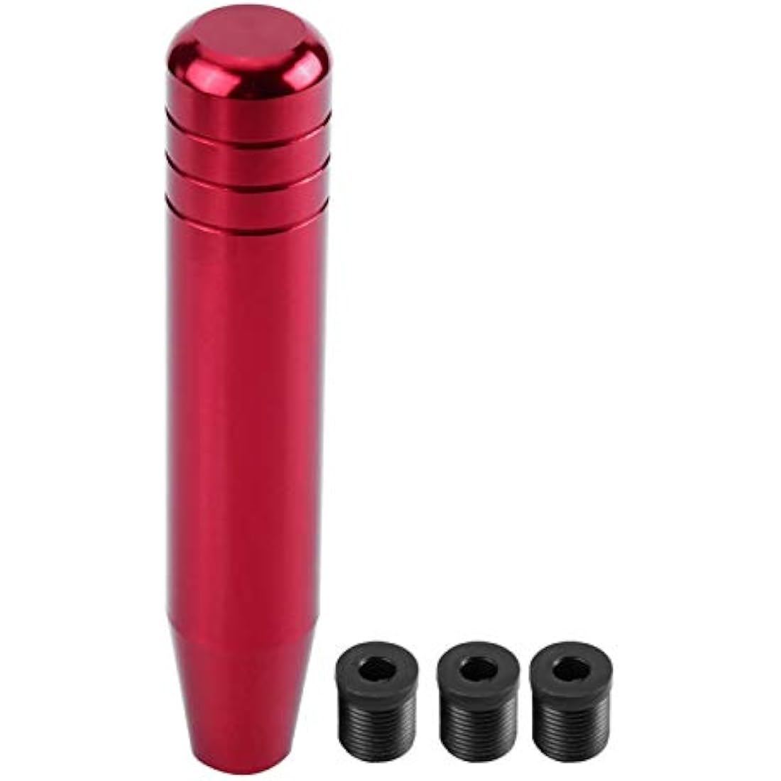 EBTOOLS Shifter Gear for A Car - Universal Car Manual Gear Shift Knob Handle Shifter Lever 18Cm Aluminum Alloy(Black Red Blue)(Red)