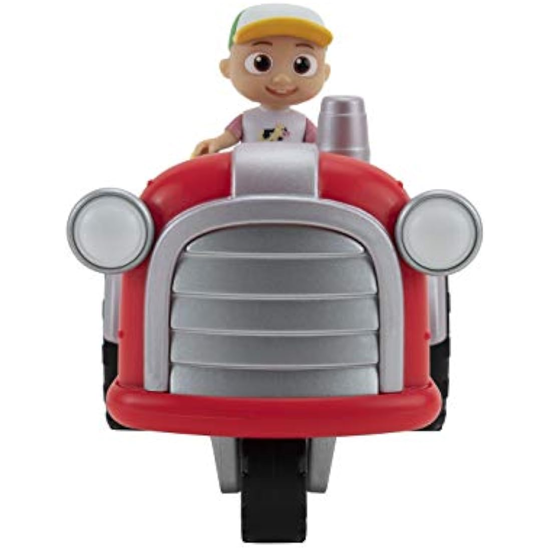 CoComelon Musical Tractor with Sounds & Exclusive 3-inch Farm JJ toy, Play a Clip of “Old MacDonald” song plus more Sounds and Phrases
