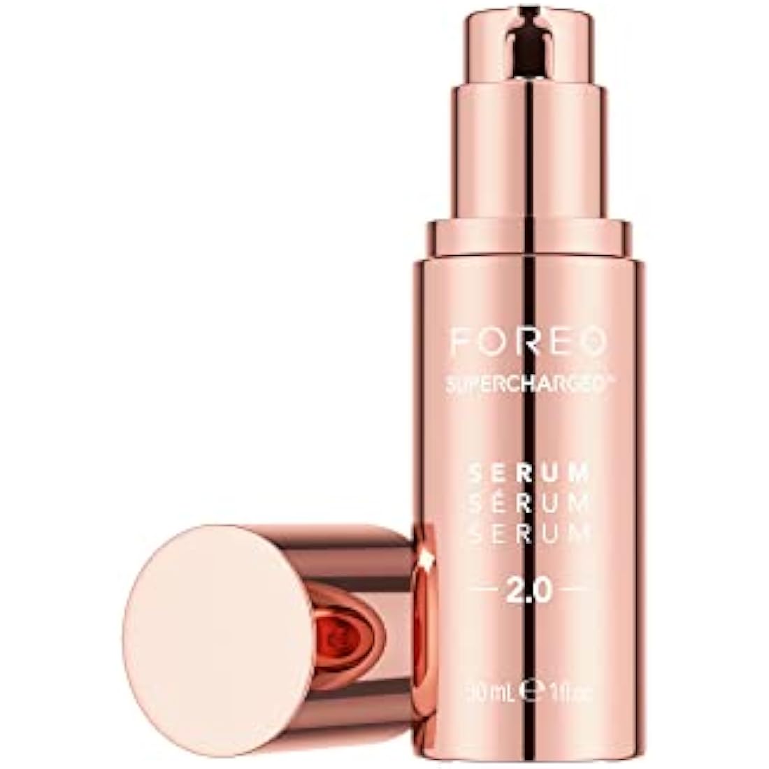 FOREO SUPERCHARGED SERUM 2.0 - Anti-aging Face Serum - Conductive Gel - Moisturizing Face Care - Hyaluronic Acid & Squalane - Vegan & Cruelty-free - All Skin Types - 30ml