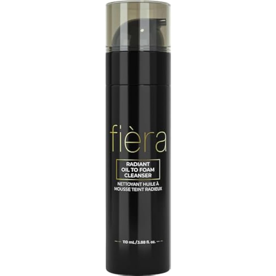 Fièra Oil to Foam Daily Facial Cleanser – Truffle Oil Complex, Fermented Plant Oils & Glycerin, Moisturizing and Nourishing, Soap-Free, Cruelty-Free, All Skin Types, 110ml 3.88 fl oz