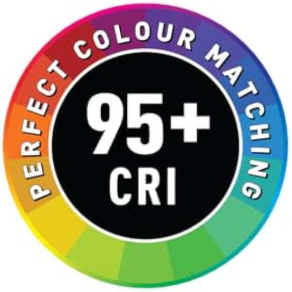 Daylight Slimline 4™ LED Table Lamp in Brushed Steel - 6,000K, 3,200 Lux, 4 Brightness Levels, USB-C Charging Port, Anti-Glare Diffuser, Flexible Design, Art & Craft, Sewing, Nail Salon