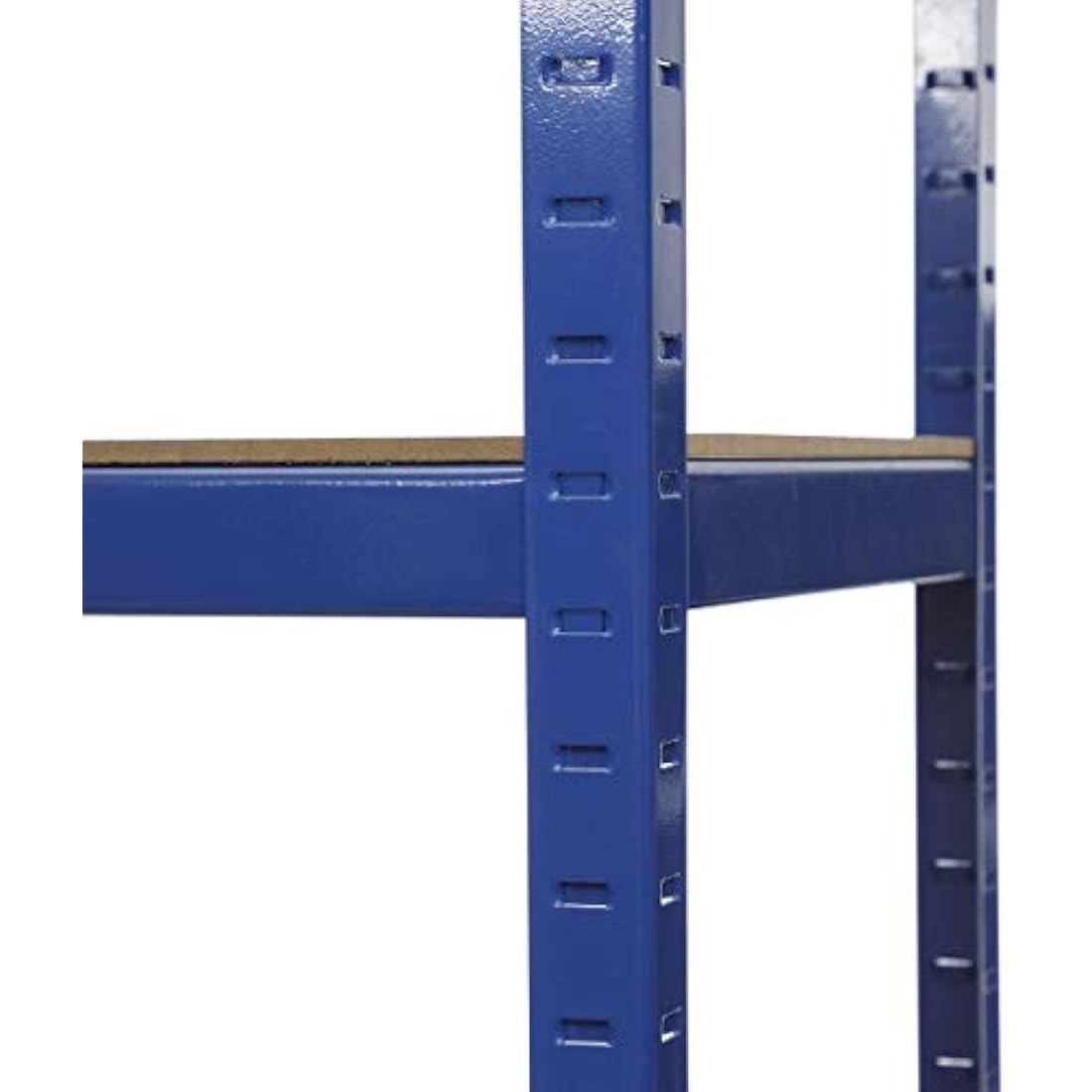2 Bay Heavy Duty Steel Shelving Garage Racking Unit 150kg per shelf (5 Levels 1500mm H x 750mm W x 300mm D)