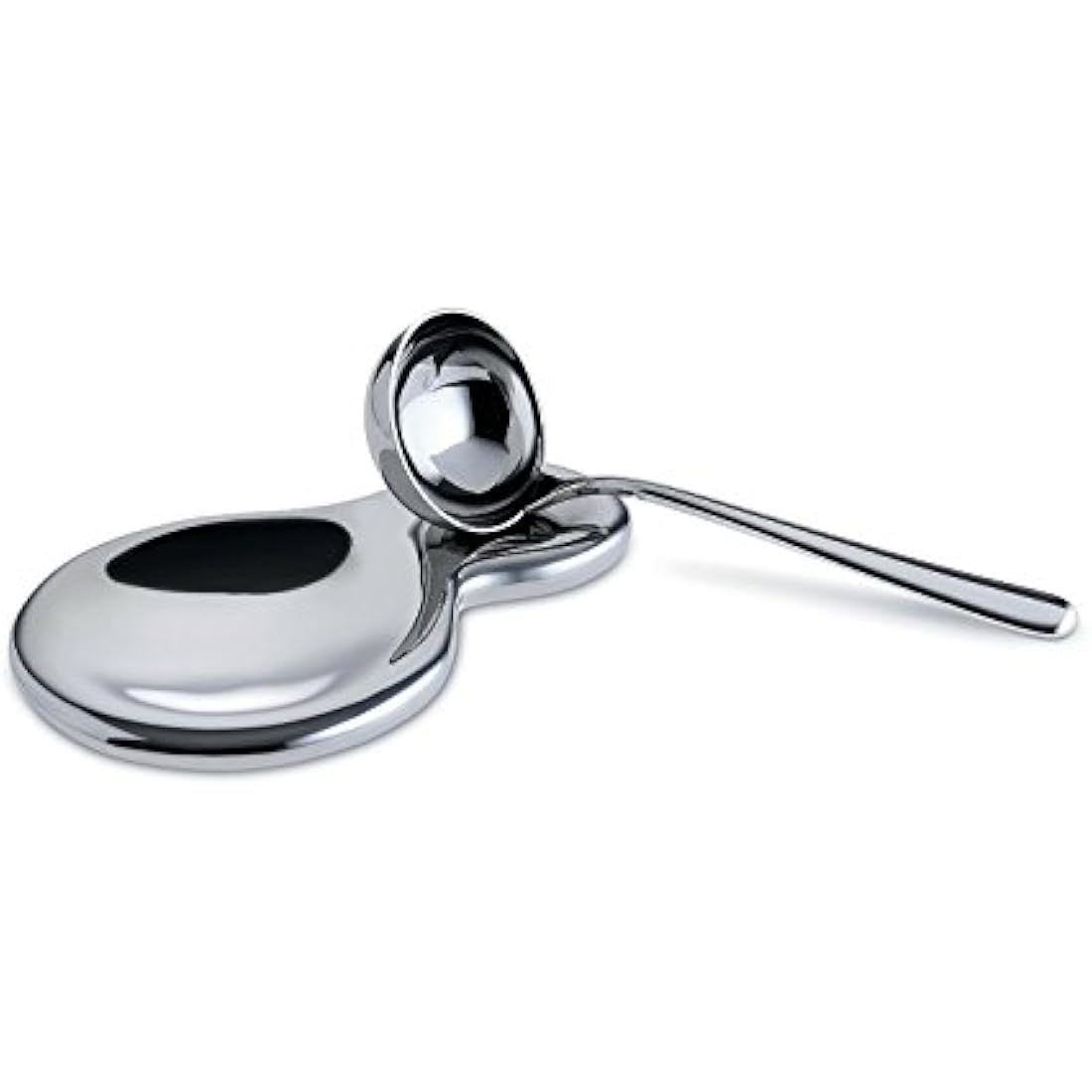 Alessi T-1000 - Design Spoon Holder, 18/10 Stainless Steel, Silver