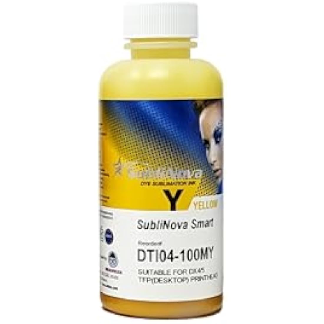 Ink Tec Sublinova Smart DTI Dye Sublimation Inks (4 Colour Set (C,M,Y,K), 100ml)