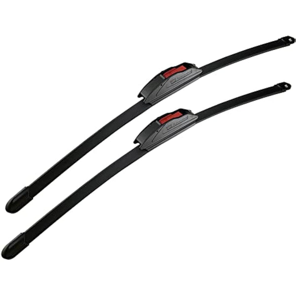 HQ Automotive Wiper Blade for 22+14-inch CHEVROLET Matiz, Spark; HYUNDAI Getz; MITSUBISHI Attrage (2018-onwards) Mirage, Space Star; NISSAN Juke, Micra, Pixo; SUZUKI Alto Front Set, AD41-221
