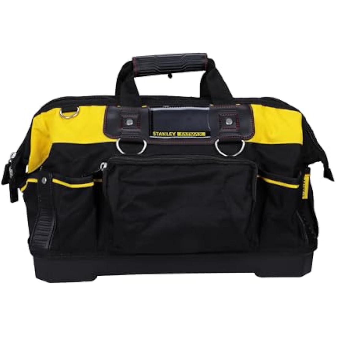 STANLEY FATMAX Technician Tool Bag, 18" Heavy Duty, Hard Waterproof Base, Multiple Pockets, Shoulder Strap, 1-93-950