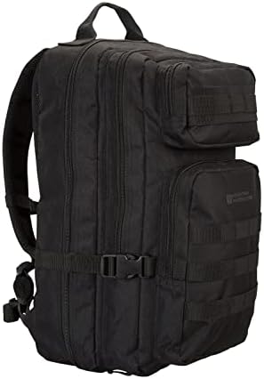 Mountain Warehouse Legion 35L Backpack - Rain Cover Hiking Rucksack, Whistle Camping Daypack