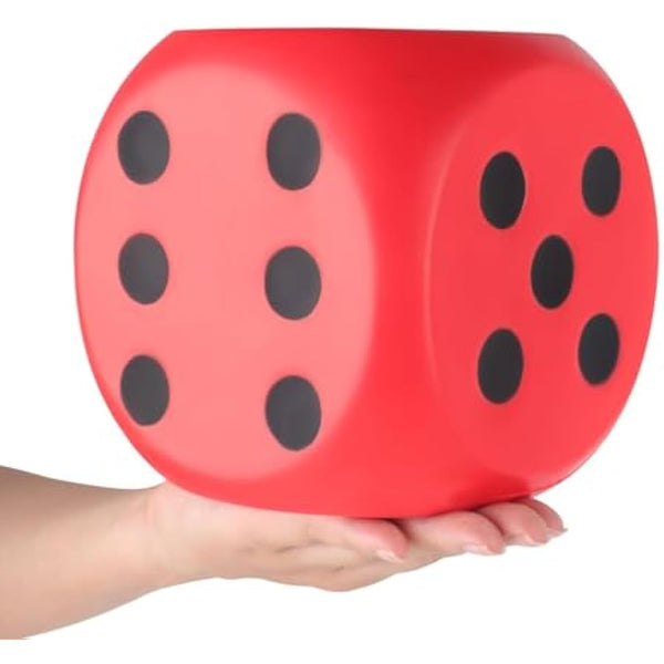 Anboor 5.9'' Squishy Dice Kawaii Scented Squeeze Toys Stress Relief Kids Toys Gift Collection Decorative Props(Red), (CJX)