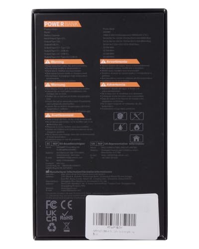 ASPERX 65W 20000mAh Power Bank Fast Charging, Laptop Portable Charger with Smart Digital Display, USB C PD Battery Pack for iPhone 16/15/14/13, Samsung Galaxy, Dell, iPad, AirPods, etc.