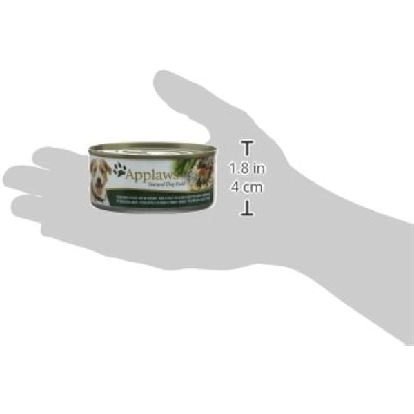 Applaws 100% Natural Adult Wet Dog Food, Chicken Breast with Beef Liver and Vegetables in Broth Tin (12 x 156g)