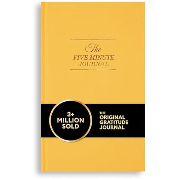 Intelligent Change: The Five Minute Journal - Daily Gratitude Journal for Happiness, Mindfulness, and Reflection - Undated Life Planner (Sunshine Yellow)
