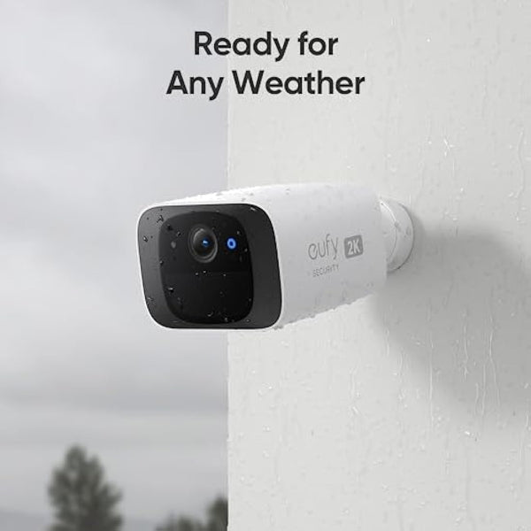 eufy Security SoloCam C210 Security Camera Outdoor Wireless, 2K Resolution Home Security Camera, IP67 Weather Resistant, No Monthly Fee, 2.4 GHz Wi-Fi, HomeBase S380 (HomeBase 3) Compatible