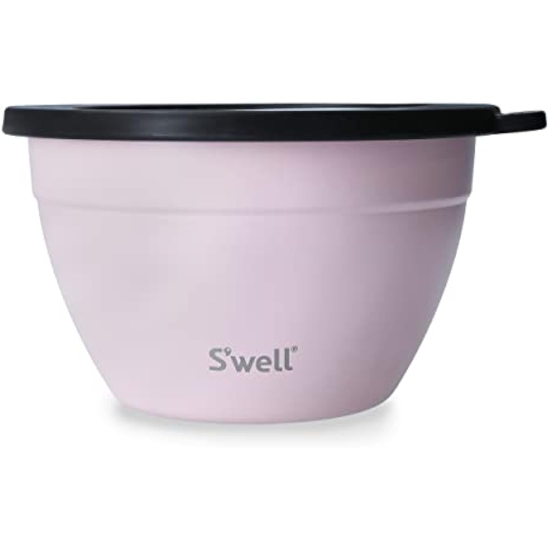 S'well Salad Bowl Kit, Pink Topaz, 1.9L - Salad Lunch Box with Condiment Container and Removable Tray - Leak-Proof and Dishwasher Safe