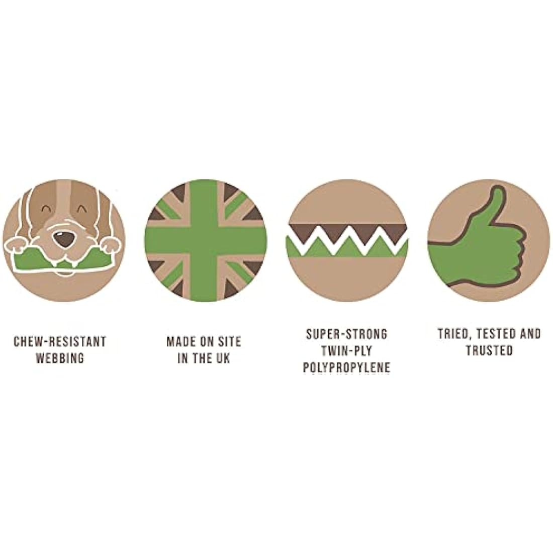 Maximum Pet Products Chequered Dog & Horse Training Lunge Lead. 25mm - 1" Wide. Very Strong) 65ft/20M