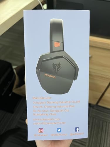 NUBWO G06 Pro Wireless Gaming Headset with Charging Station for Headset & PS5 Controller, 17ms Low Latency, 120H Battery Life, Dynamic 50mm Drivers-White (Only Compatible with PS5)