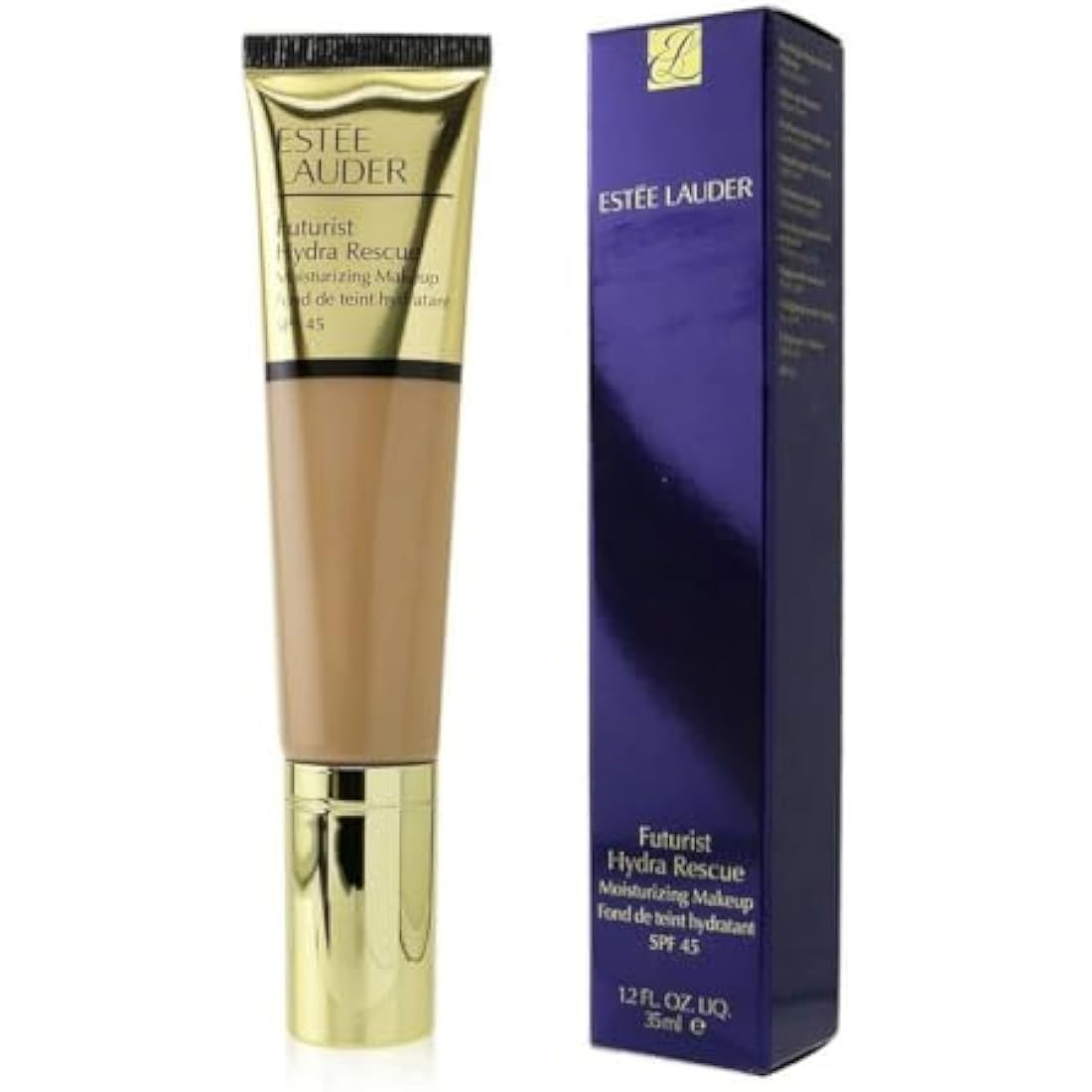 Estee Lauder Futurist Hydra Rescue Moisturizing SPF 45-4N1 Shell Beige For Women 1.2 oz Foundation