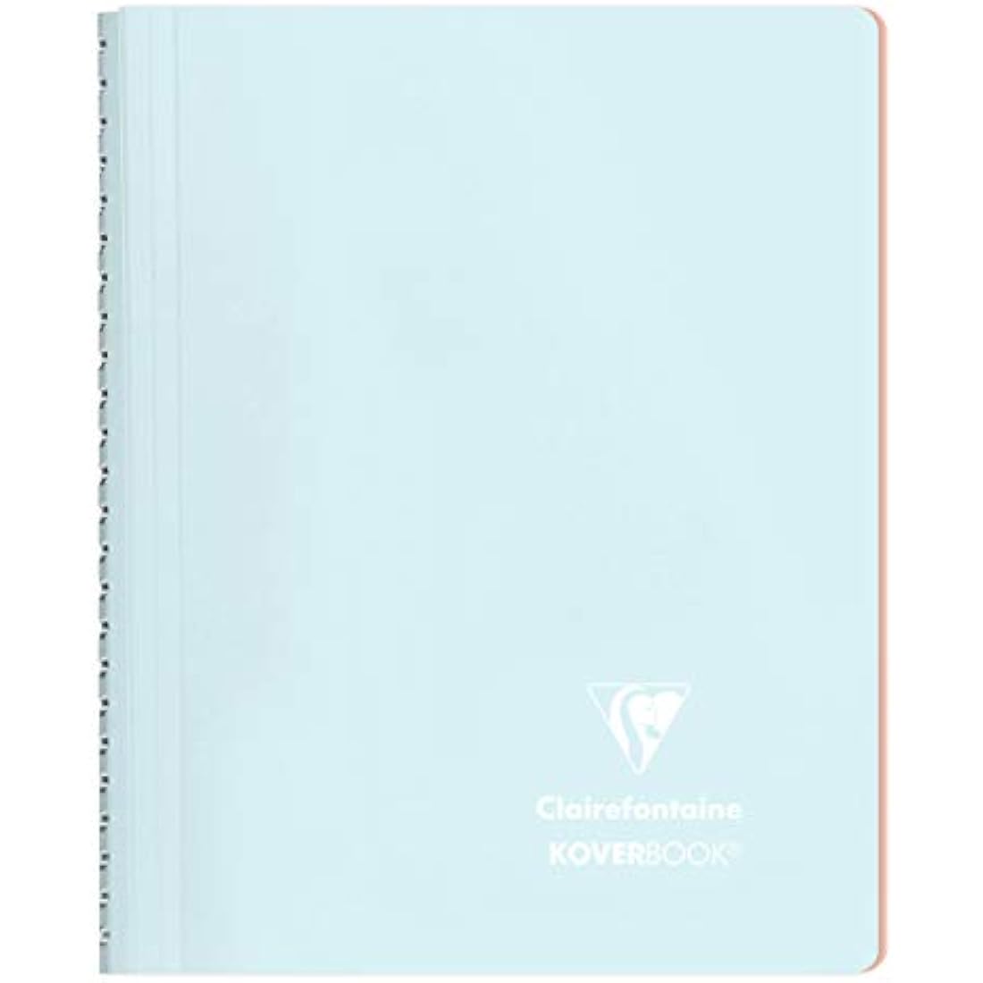 Clairefontaine 366781C Set of 5 Spiral Notebooks Koverbook Blush - A5 14,8x21 cm - 160 Lined Pages - White Paper 90 g - Opaque Polypro Cover - Random Colours