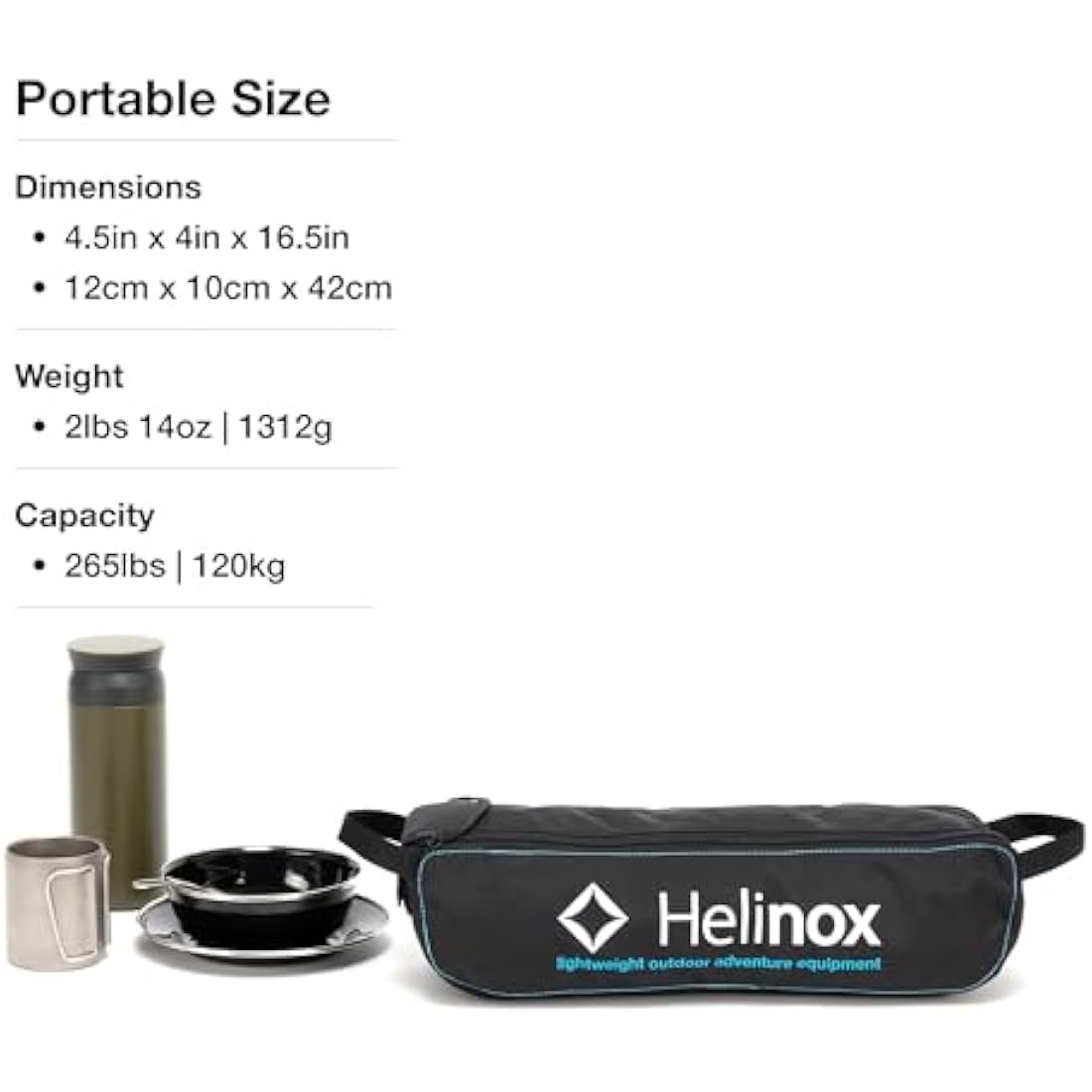 Helinox Swivel Chair | The technically advanced chair, the Swivel adds 360 degrees of rotation to light, packable comfort