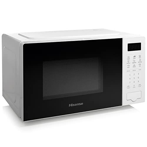 Hisense H23MOBSD1HUK 23 Litre 800W electronic Microwave with Auto Defrost, Digital Display, Smart Cook, Multi level cooking and Easy Clean- Black