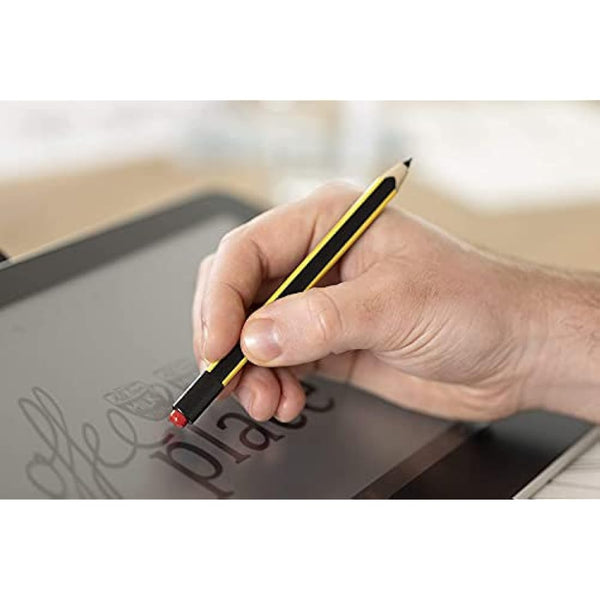 STAEDTLER 180J 22-1 Noris Digital Jumbo EMR Stylus with Soft Digital Eraser - For Digital Writing, Drawing and Erasing on EMR Equipped Displays (Please check the compatibility list before purchase)