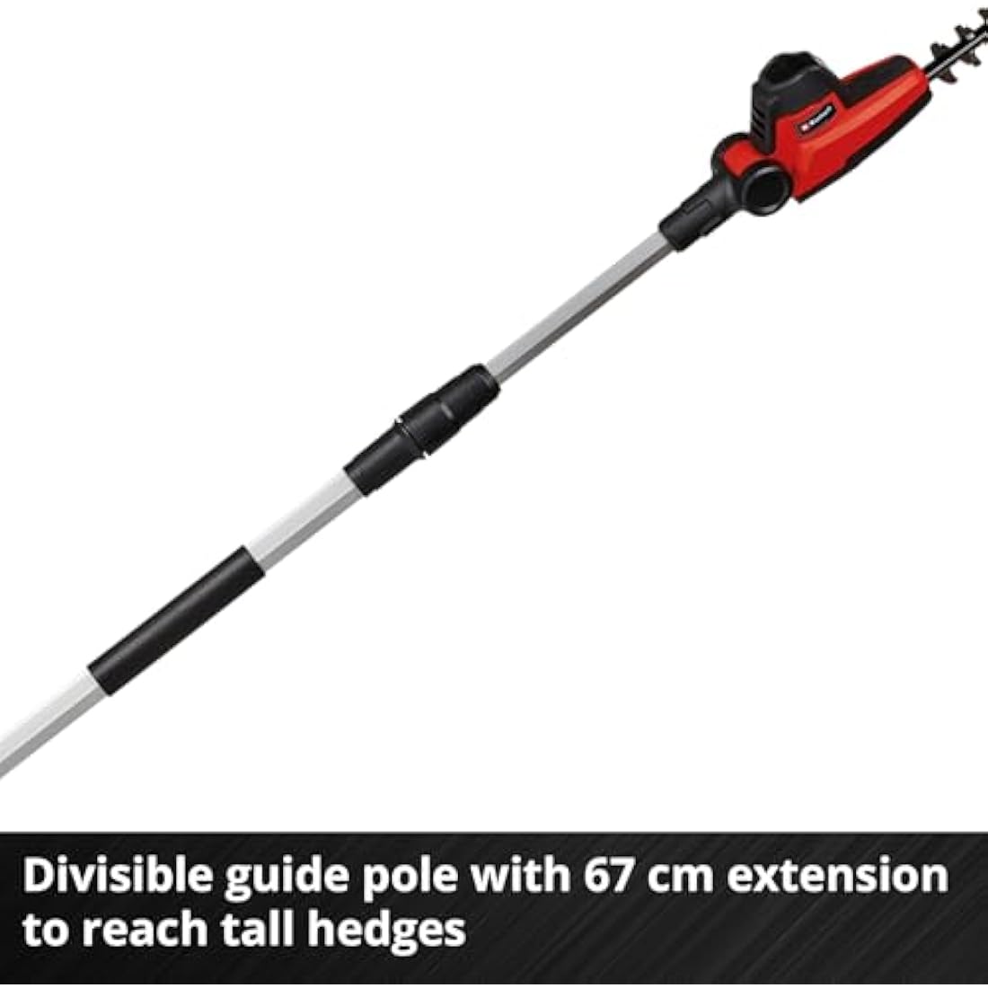 Einhell GC-HH 18/45 Li T-Solo Power X-Change Battery Hedge Trimmer 18V Lithium-Ion Hedge Trimmer with Rotating Main Grip 7 Position Tilt Motor Head No Battery or Charger