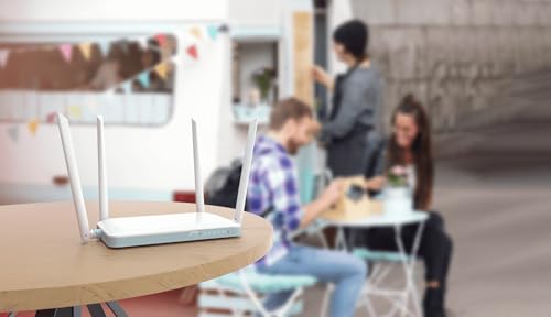 D-Link DWR-932 4G/3G LTE Unlocked Wireless N300 Mobile Broadband Router - Wi-Fi Portable Hotspot, Black